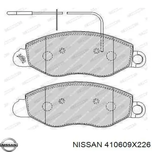 410609X226 Nissan pastillas de freno delanteras