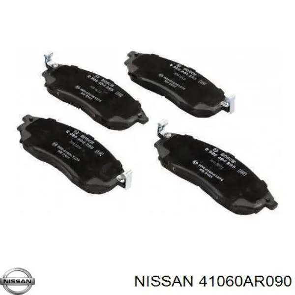 Pastillas de freno delanteras Nissan Navara D40M