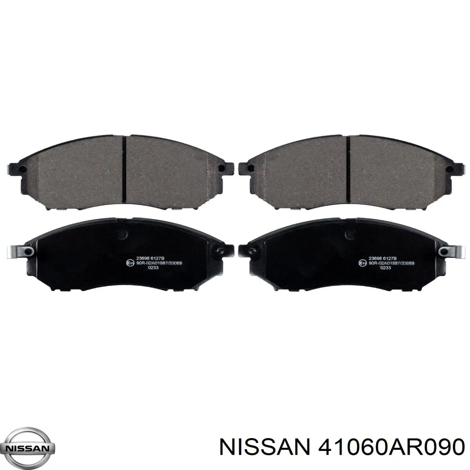 41060AR090 Nissan pastillas de freno delanteras