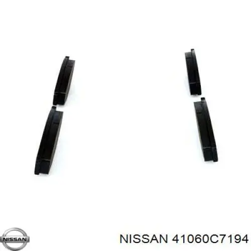 Pastillas de freno delanteras Nissan Patrol Y60