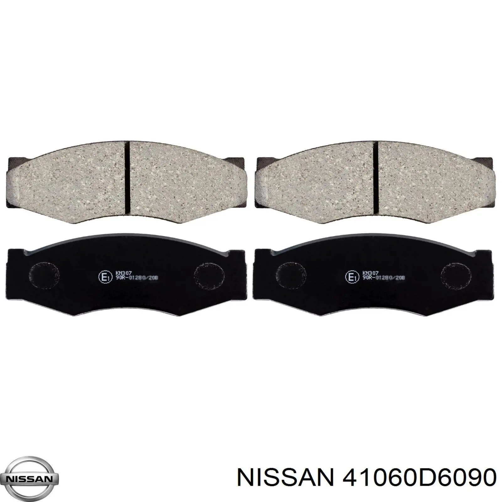 41060D6090 Nissan pastillas de freno delanteras