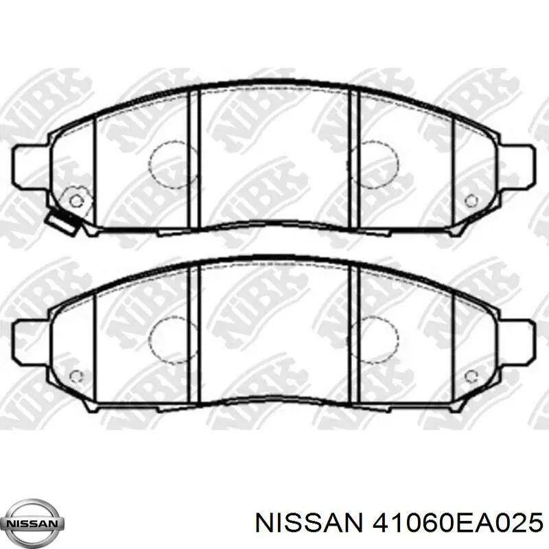 Pastillas de freno 41060EA025 Nissan/Infiniti