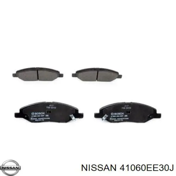 Pastillas de freno 41060EE30J Nissan/Infiniti