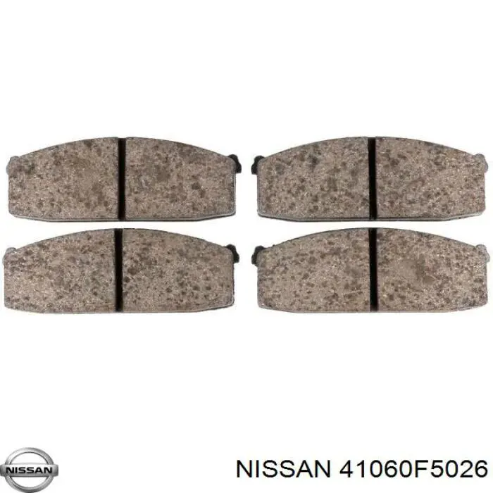 41060F5026 Nissan pastillas de freno delanteras