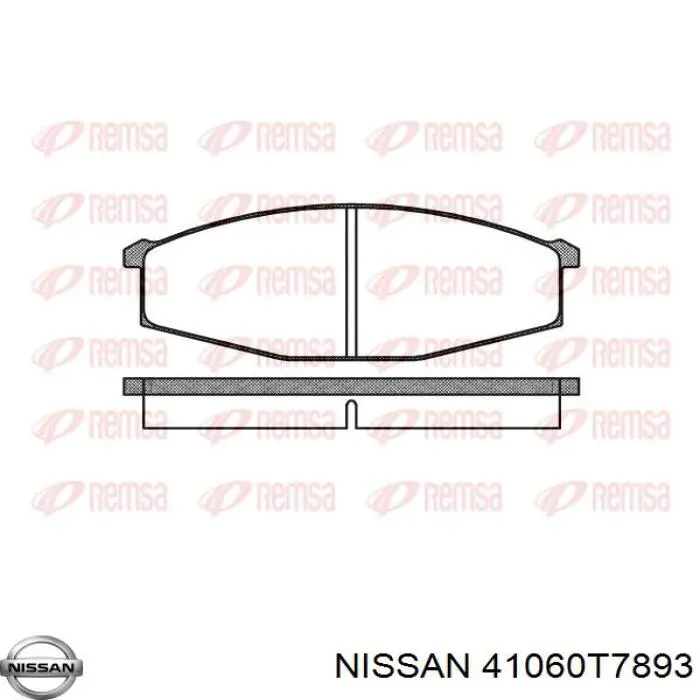 Pastillas de freno delanteras Nissan Patrol Y60