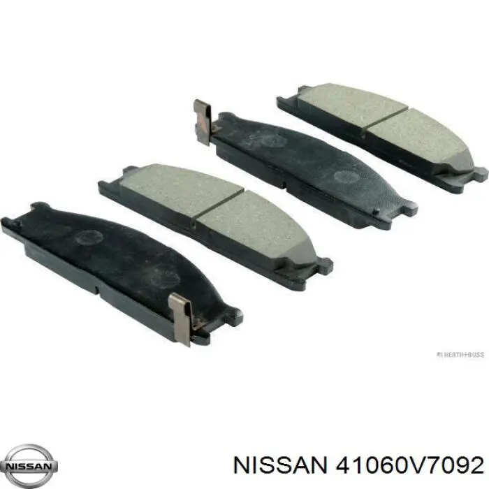 41060V7092 Nissan pastillas de freno delanteras