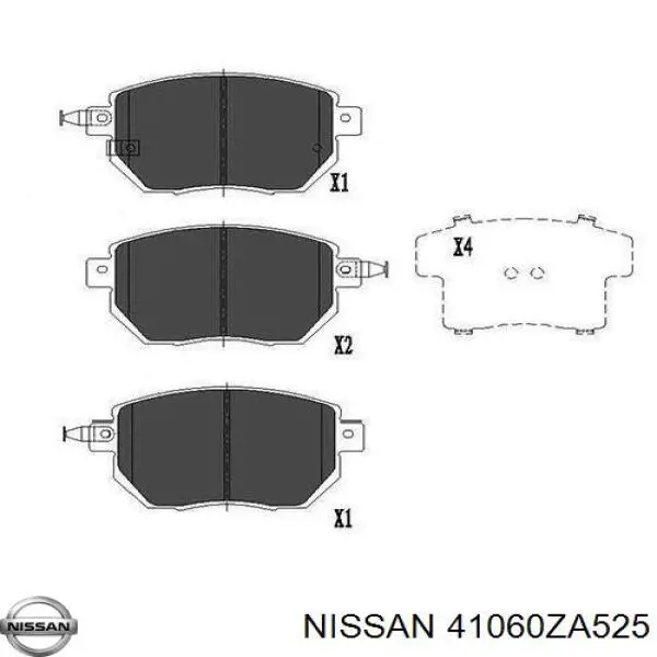 Pastillas de freno delanteras Nissan Navara D40M