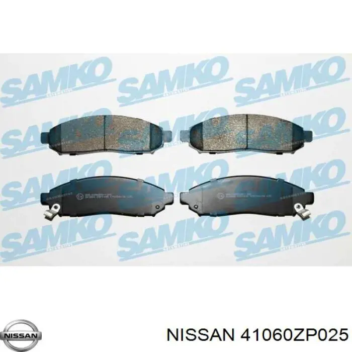 Comprar 41060ZP025 Nissan/Infiniti Pastillas delanteras de freno