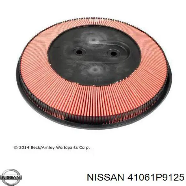 41061P9125 Nissan pastillas de freno traseras