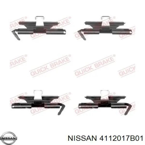4112017B01 Nissan pinza de freno delantera izquierda