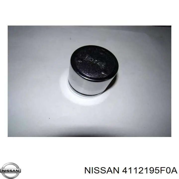 4112195F0A Nissan émbolo, pinza del freno delantera