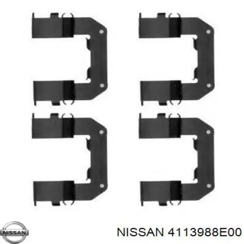 Guía de la pinza de freno delantera 4432515 Ford