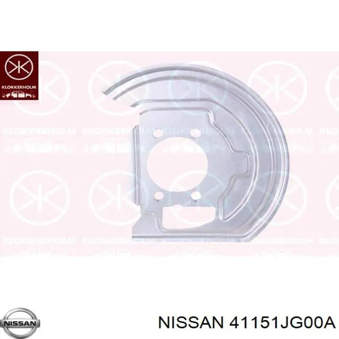 Protector de disco de freno delantero derecho Nissan/Infiniti 41151JG00A precio, desde 21,24 EUR