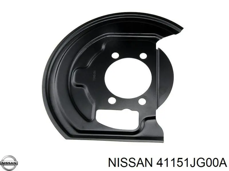 Comprar 41151JG00A Nissan/Infiniti Protector de disco de freno delantero derecho