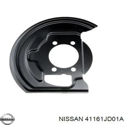Chapa protectora contra salpicaduras, disco de freno delantero izquierdo para Nissan X-Trail (T31)