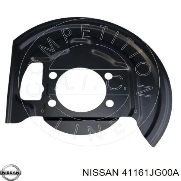 Comprar 41161JD01A Nissan/Infiniti Protector del disco de freno delantero izquierdo