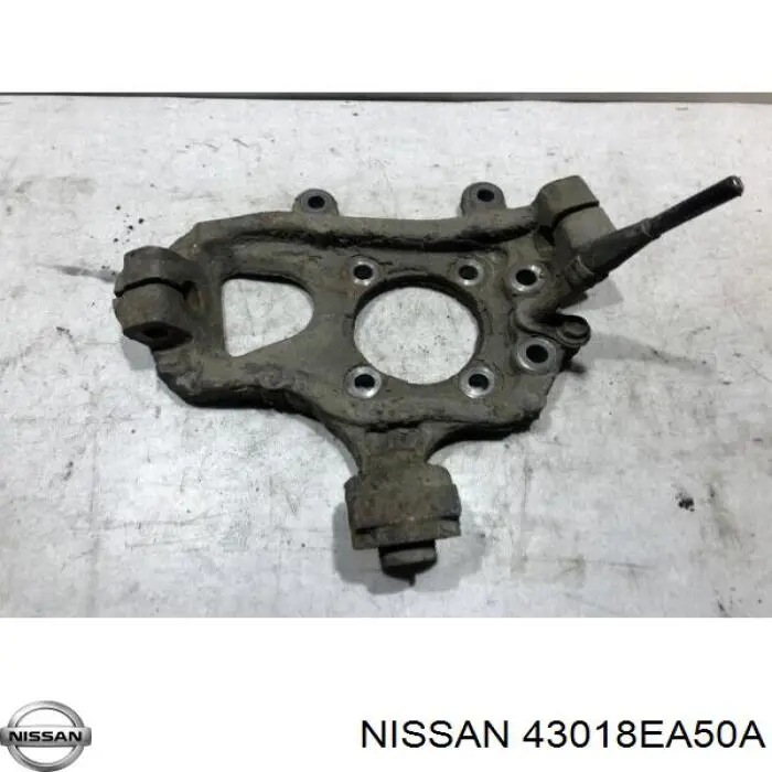 43018EA50A Nissan muñón del eje, suspensión de rueda, trasero derecho