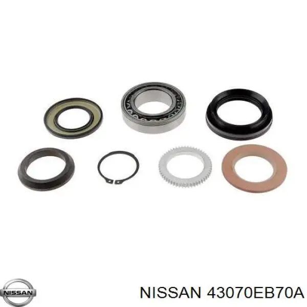 Comprar 43070EB70A Nissan/Infiniti Cojinete del semieje trasero