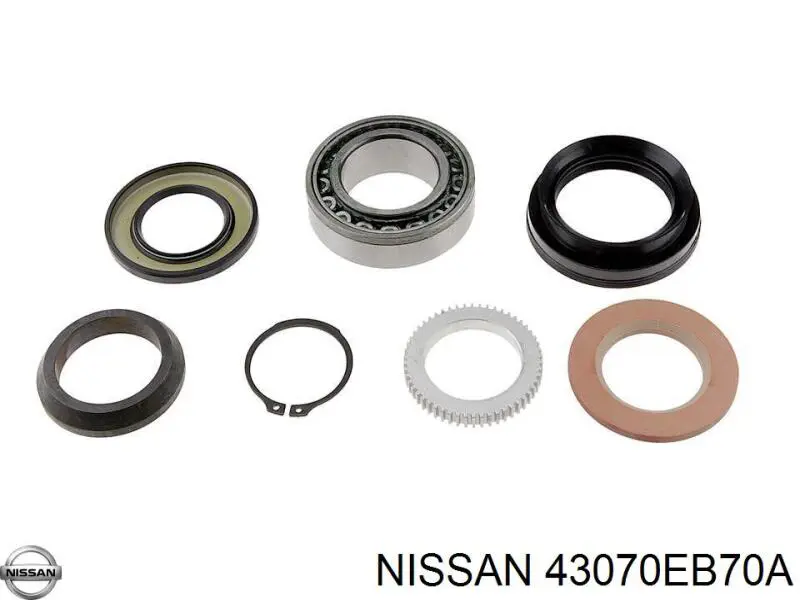 Cojinete del semieje trasero Nissan/Infiniti 43070EB70A precio, desde 31,35 EUR