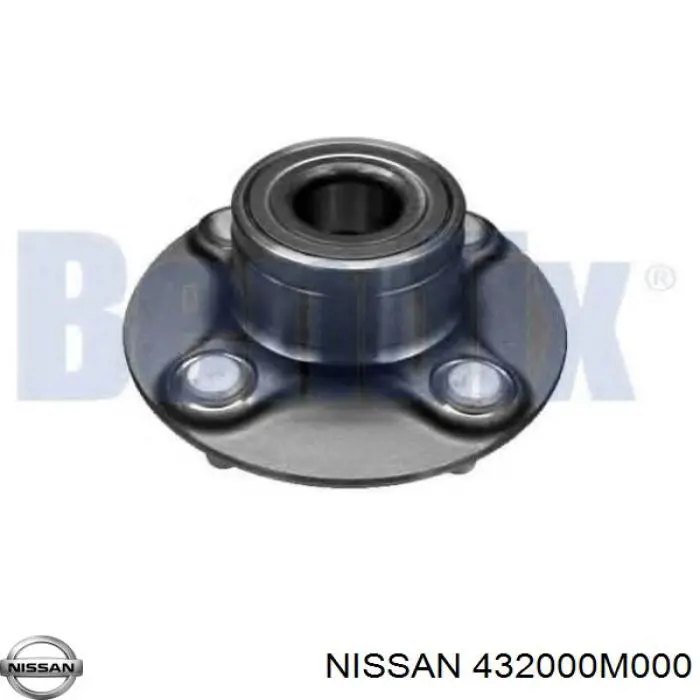 Comprar 432000M000 Nissan/Infiniti Cubo de rueda, Eje trasero