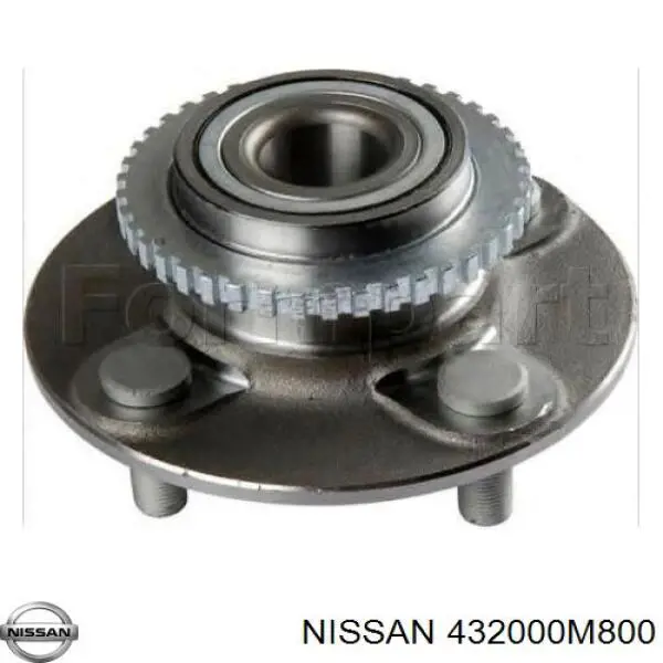 432000M800 Nissan cubo de rueda trasero