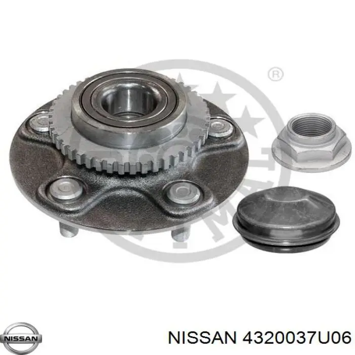 4320037U06 Nissan cubo de rueda trasero
