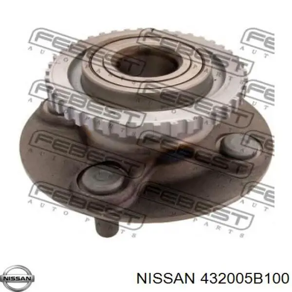 432005B100 Nissan cubo de rueda trasero