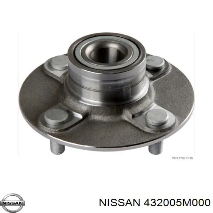 432005M000 Nissan cubo de rueda trasero