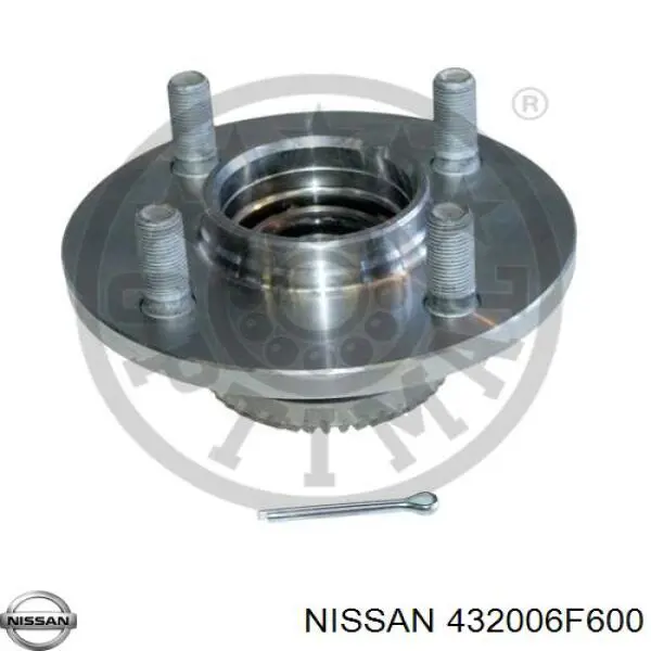 432006F600 Nissan cubo de rueda trasero