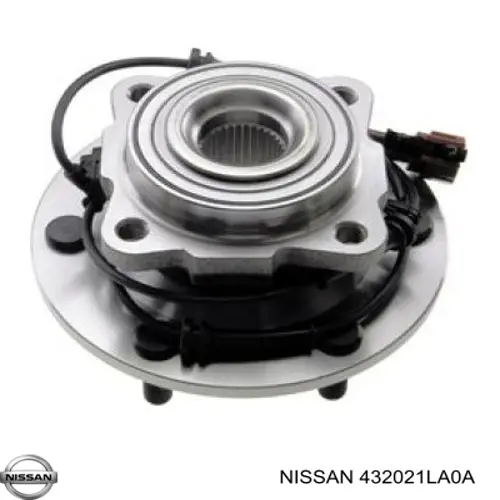 432021LA0A Nissan/Infiniti Buje de rueda trasero