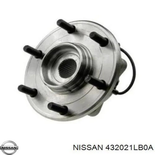 432021LB0A Nissan cubo de rueda trasero