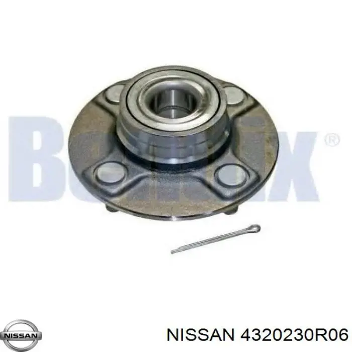 4320230R06 Nissan cubo de rueda trasero