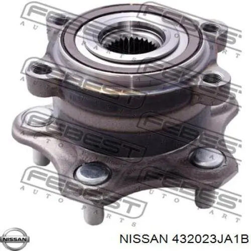 432023JA1B Nissan cubo de rueda trasero