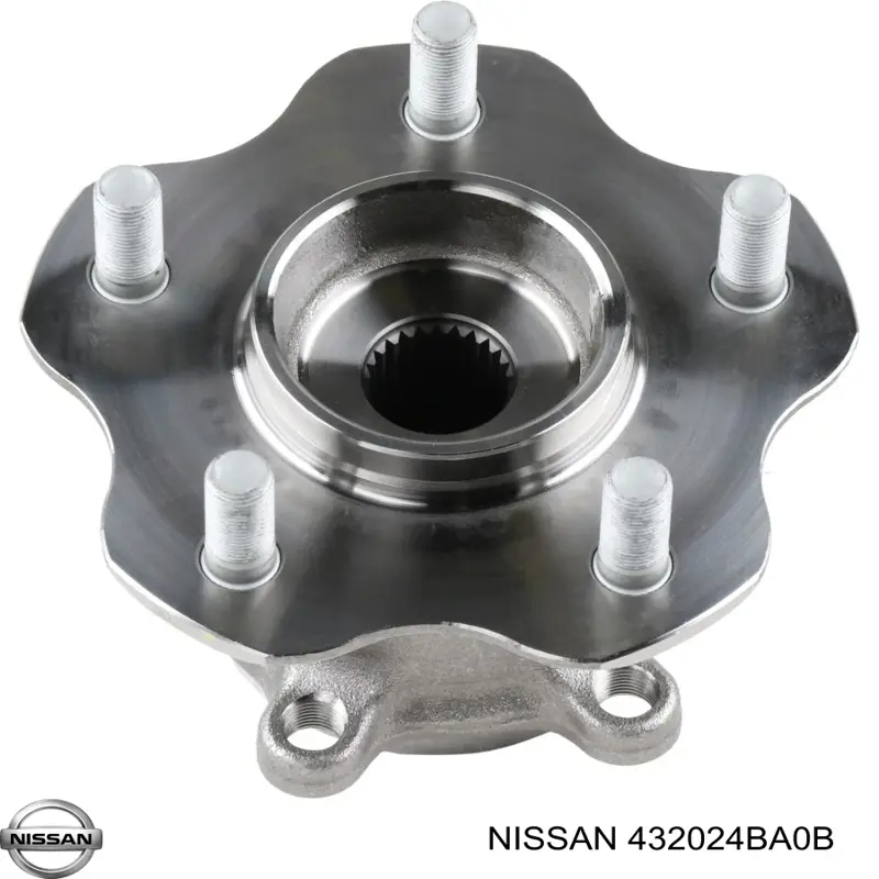 Cubo de rueda trasero 432024BA0B Nissan/Infiniti