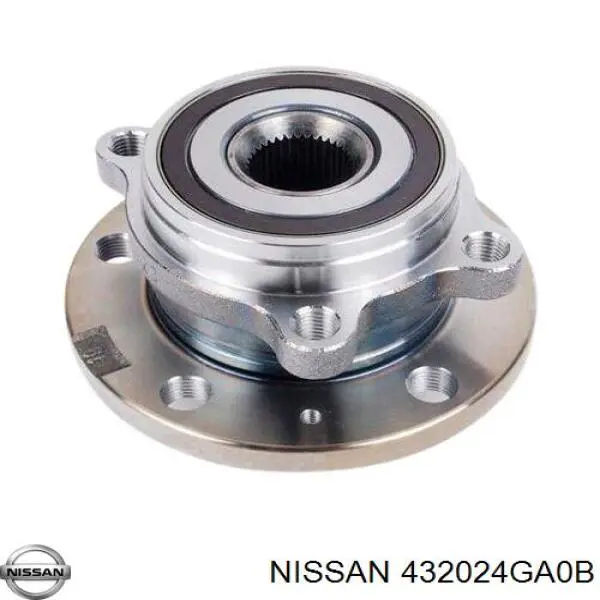 432024GA0B Nissan/Infiniti cubo de rueda trasero