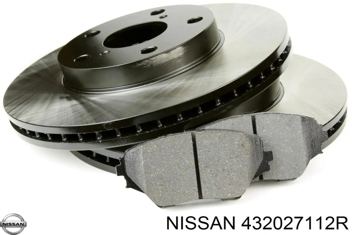 432027112R Nissan disco de freno trasero