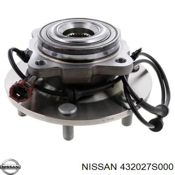 432027S000 Nissan cubo de rueda trasero