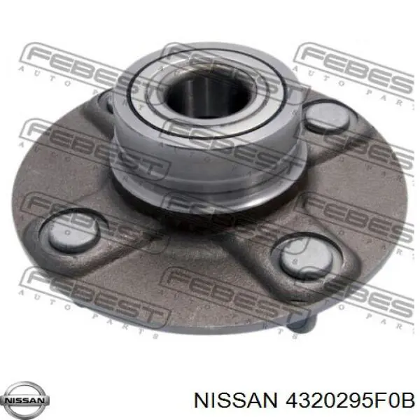 4320295F0B Nissan/Infiniti Buje de rueda trasero