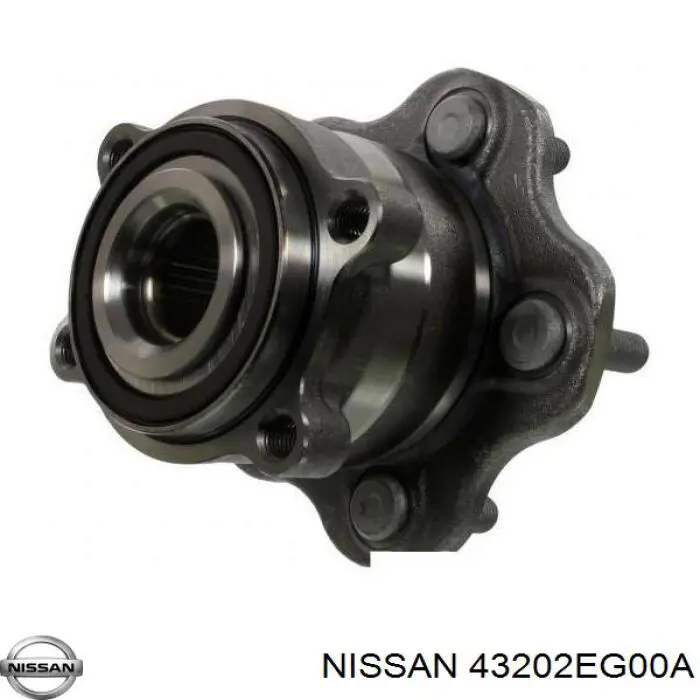 43202EG00A Nissan cubo de rueda trasero
