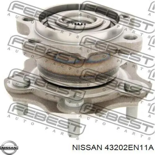 43202EN11A Nissan cubo de rueda trasero