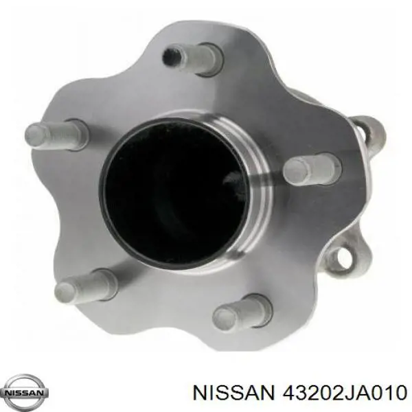 43202CB000 Nissan cubo de rueda trasero