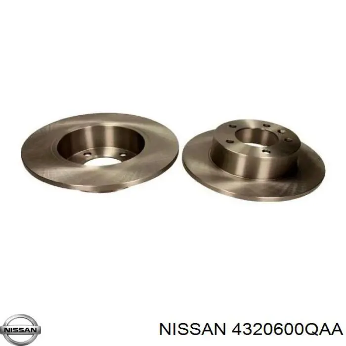 4320600QAA Nissan/Infiniti Freno de disco trasero