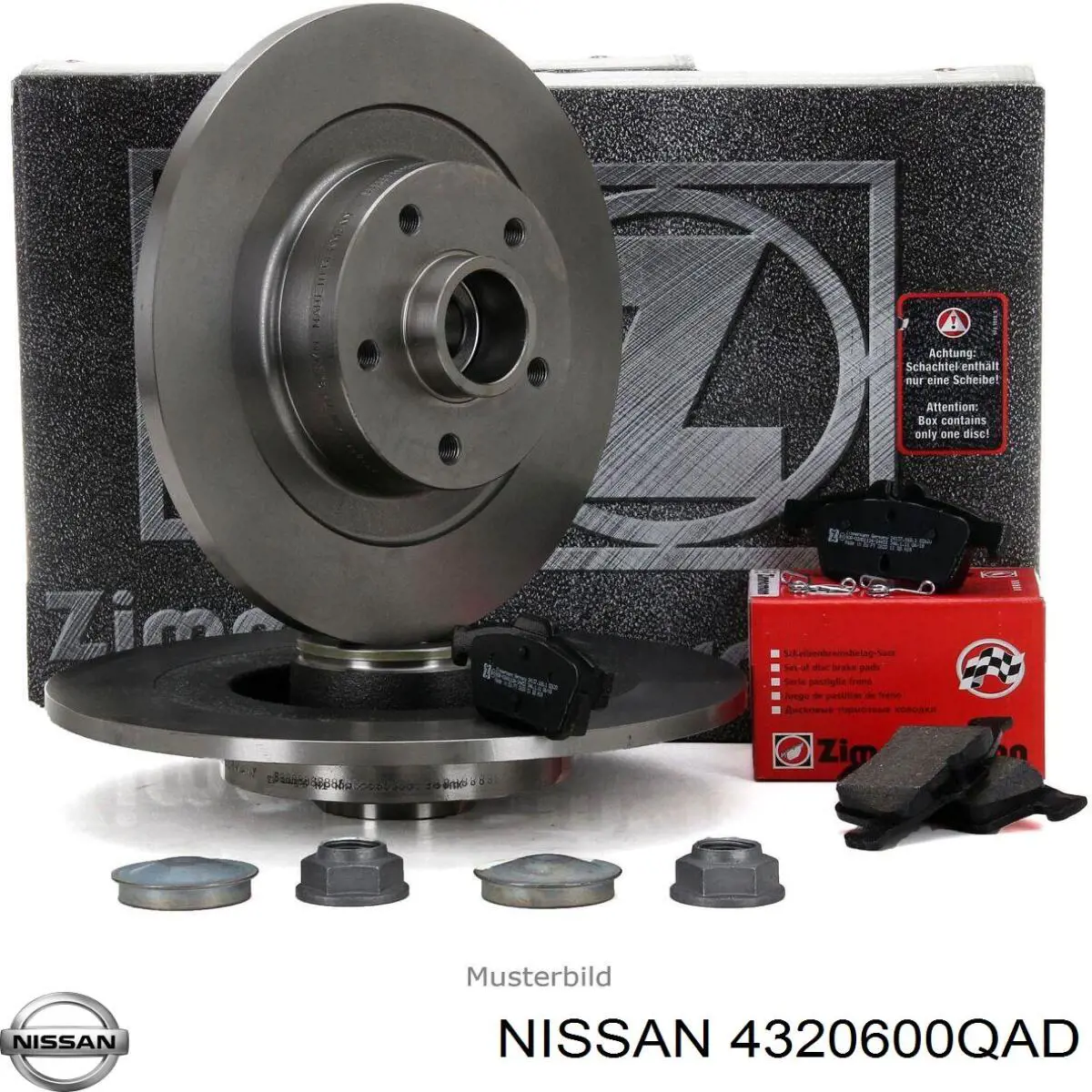 Disco de freno trasero Nissan/Infiniti 4320600QAD precio, desde 59,86 EUR