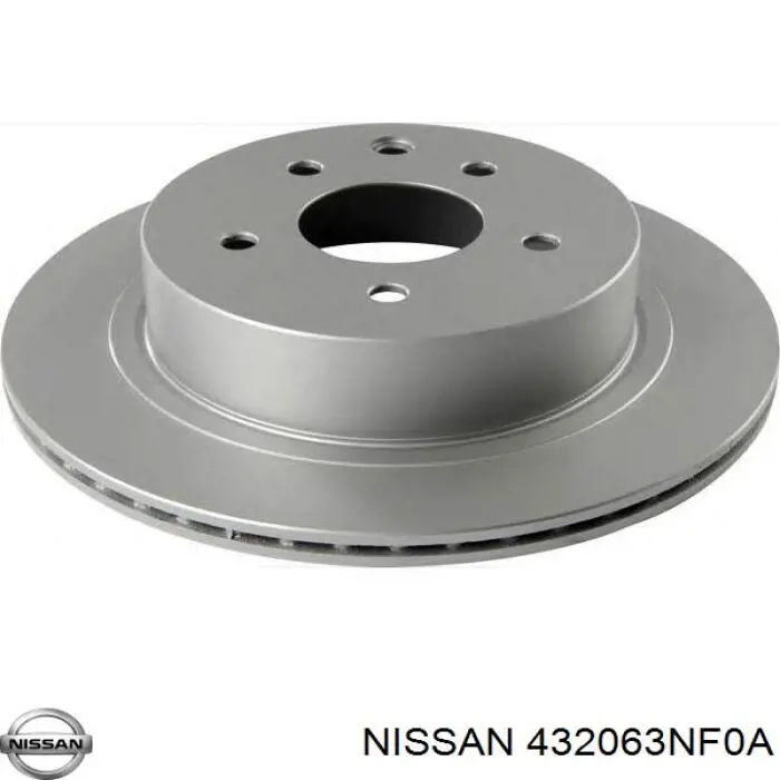 432063NF0A Nissan disco de freno trasero