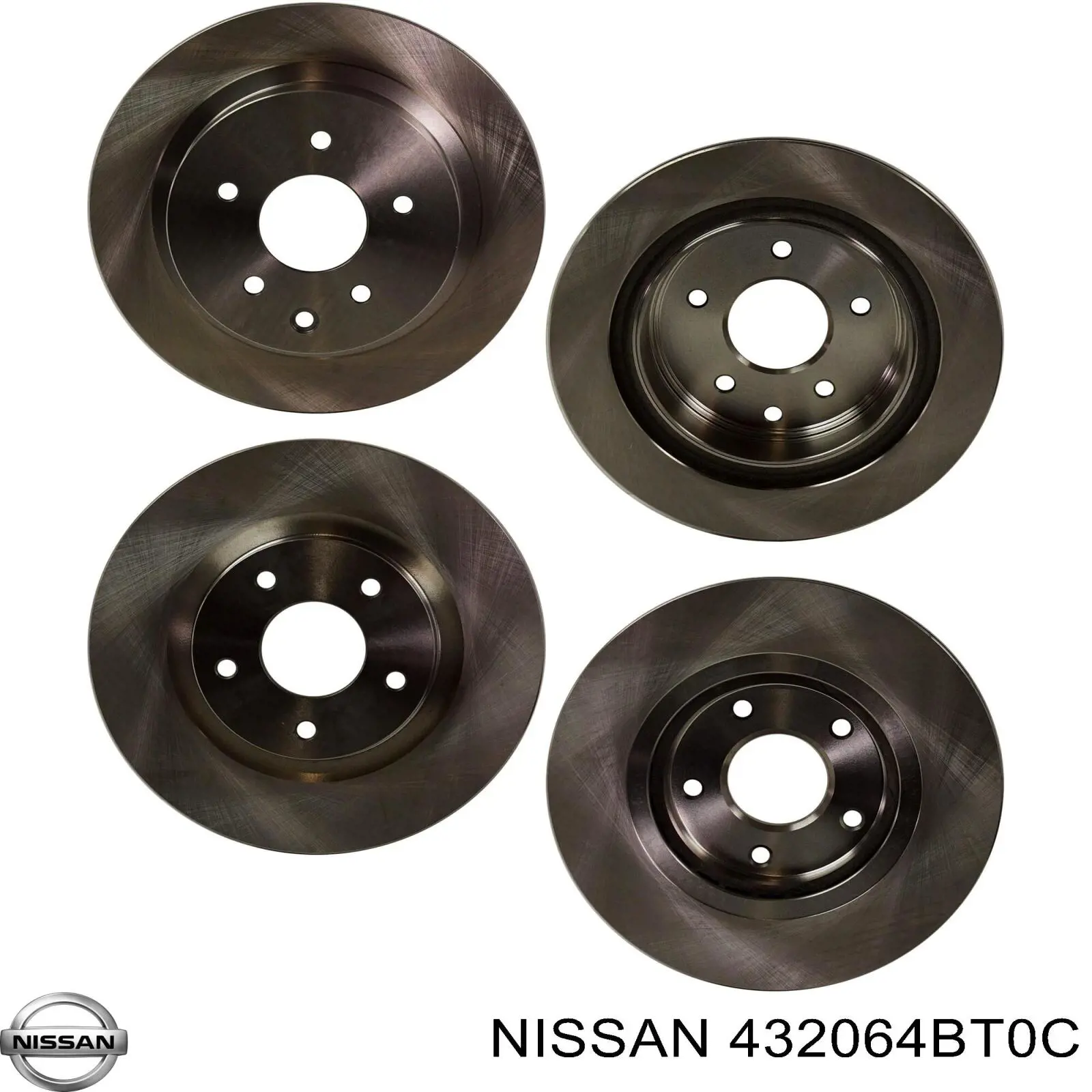 Comprar 432064BT0C Nissan/Infiniti Disco de freno trasero