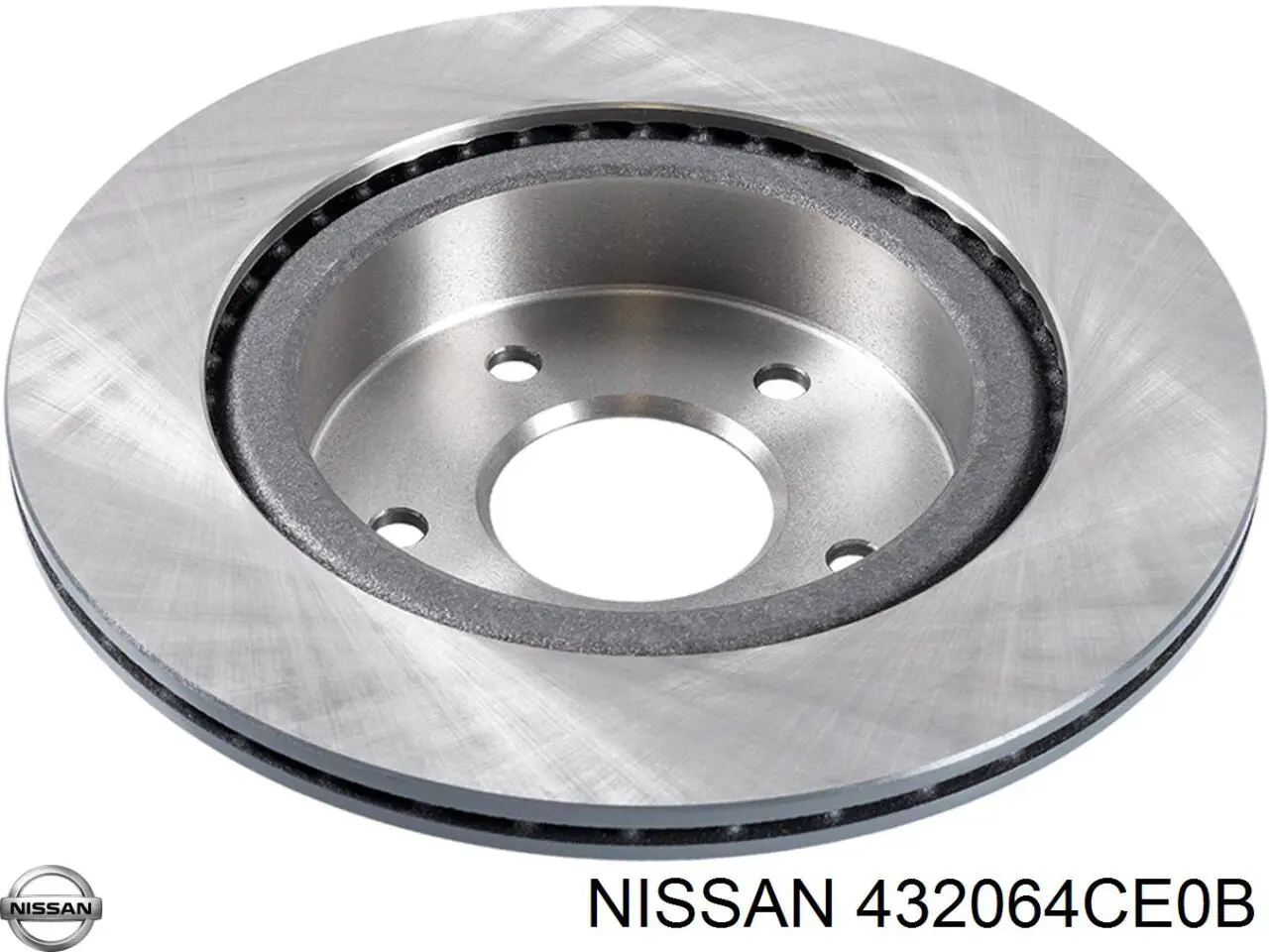 432064CE0B Nissan disco de freno trasero