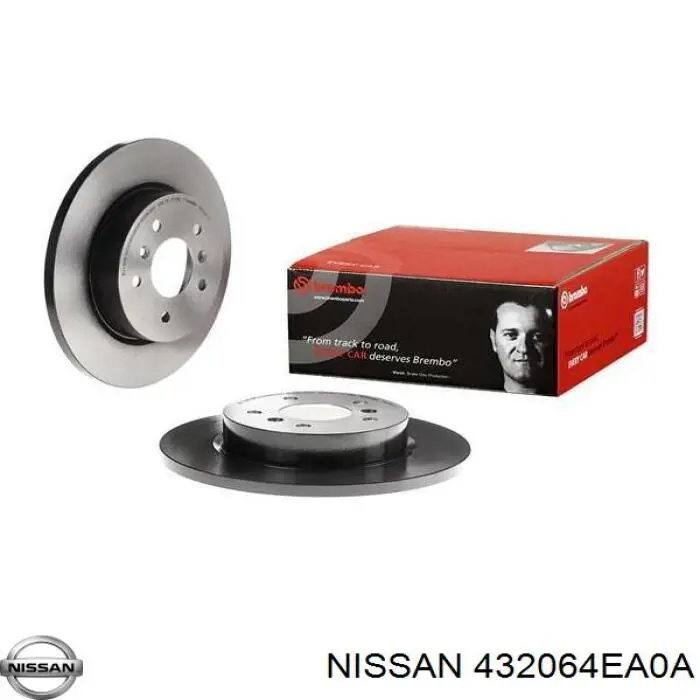 Disco de freno trasero N331N114 NPS
