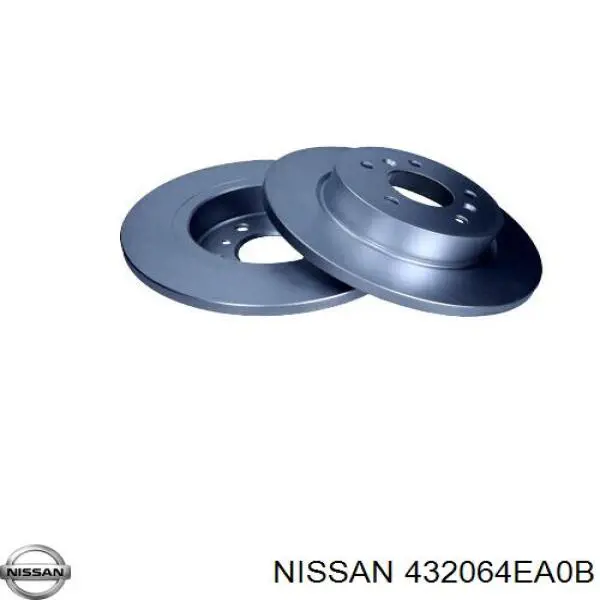 432064EA0B Nissan disco de freno trasero