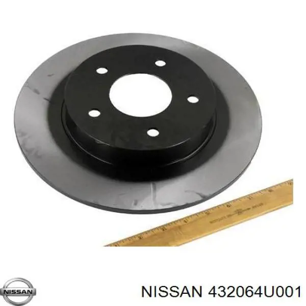 432064U001 Nissan disco de freno trasero