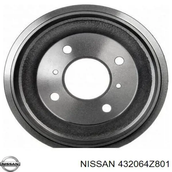 432064Z801 Nissan freno de tambor trasero